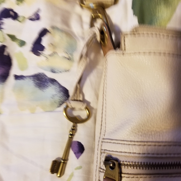 Fossil cream genuine leather purse - Picture 5 of 10